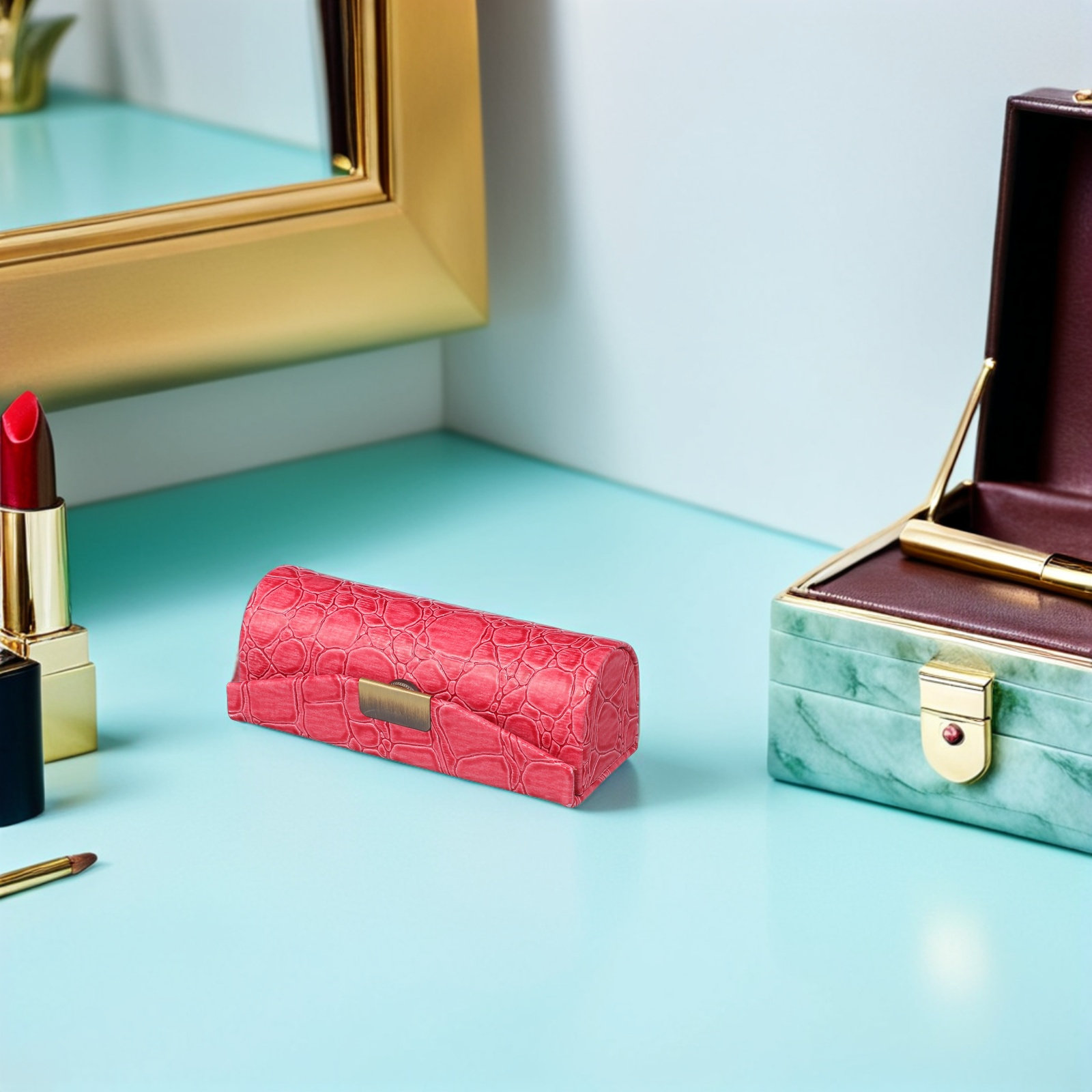 Lip Balm - Małe etui na szminkę z poliuretanu,