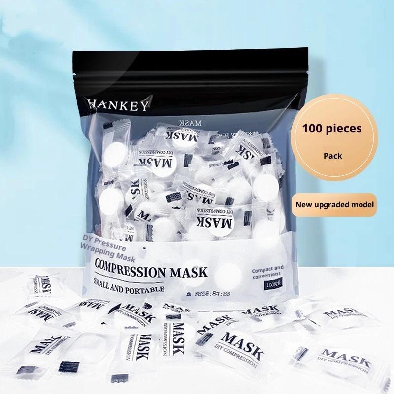 100 SZT. Jednorazowe, kompreso – Face Mask Skincare recenzja i cena